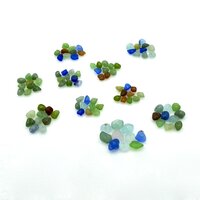 Tiny Sea Glass Beads Centre Drilled Hole Jewelry Crafts Canada