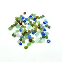 Tiny Sea Glass Beads Centre Drilled Hole Jewelry Crafts Canada