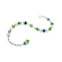 white blue green colours