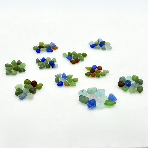 Tiny Sea Glass Beads Centre Drilled Hole Jewelry Crafts Canada