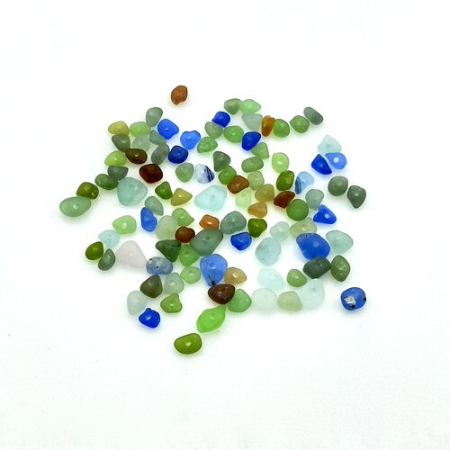Tiny Sea Glass Beads Centre Drilled Hole Jewelry Crafts Canada