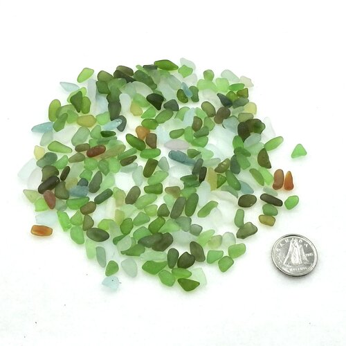 Tiny sea glass for Mosaic Art Pendant Vial Bottle Filler Canada