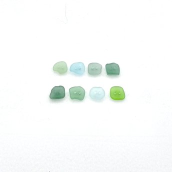 beach glass buttons