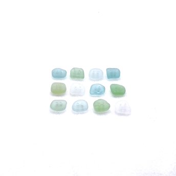 sea glass buttons 