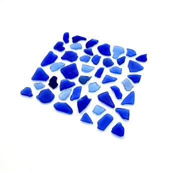 mosaic sea glass pieces