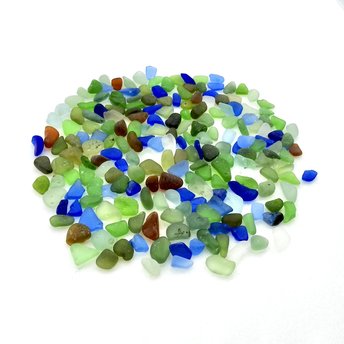 real sea glass tiny pieces
