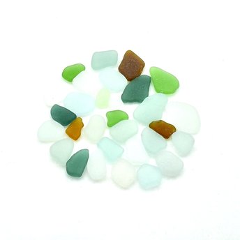 Real Sea Glass 30 Genuine Natural Pieces Jewelry Making Crafts