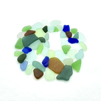 genuine sea glass pieces