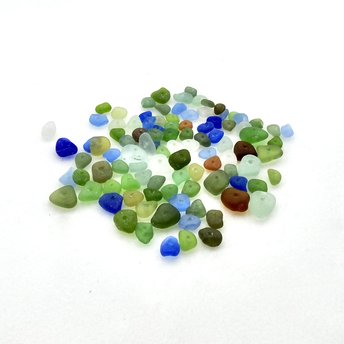 genuine sea glass beads