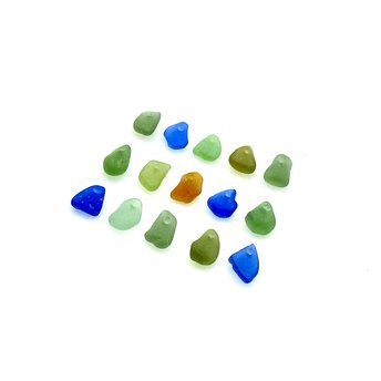 beach glass charms