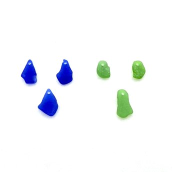 cobalt blue and green colours