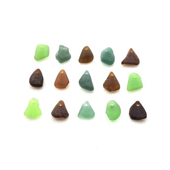 real sea glass charms