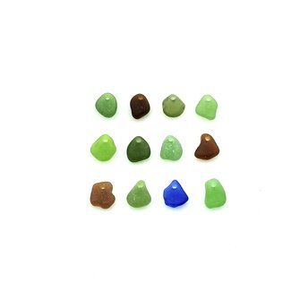small sea glass beads
