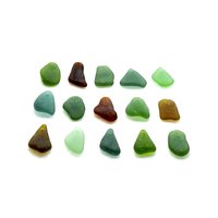 drilled beach glass beads