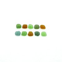 real sea glass buttons