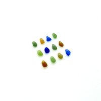 real sea glass beads 