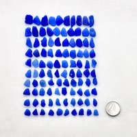 cobalt blue beach glass