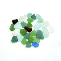 real sea glass pieces