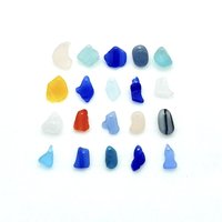 top drilled beach glass beads