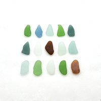 rectangle shaped beach glass