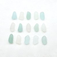 natural pastel sea glass