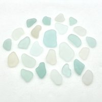 large pastel sea glass pieces