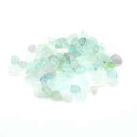 pastel sea glass beads