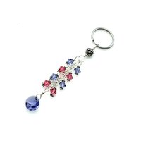 Crystal Keychain Swarovski Elements Pink Purple Gifts Canada
