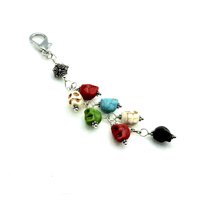 size - 4 3/4" (12.1cm) in length from the top of the clasp 