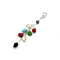 skull zipper pull charm
