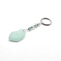 sea glass keychain