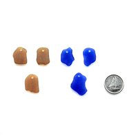 honey brown cobalt blue