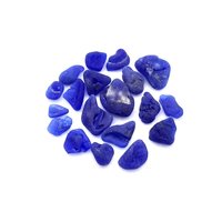 cobalt blue bonfire sea glass