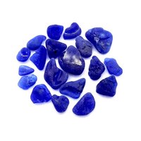 cobalt blue bonfire sea glass