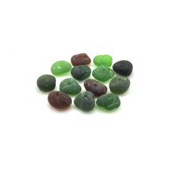 real sea glass beads