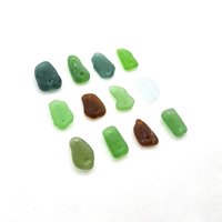 drilled beach glass