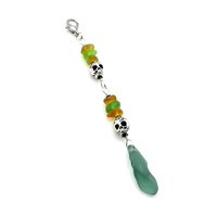 sea glass clip on charm