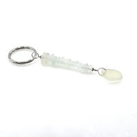 3 7/8" in length including the keyring