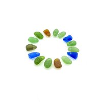 real sea glass beads