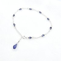 crystal anklet for women
