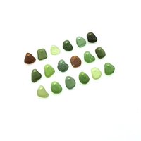real beach glass small charms