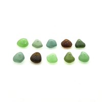 top drilled beach glass beads