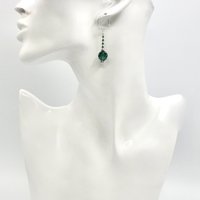 1 3/4" (4.4cm) in length from the top of the ear wires