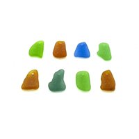sea glass necklace charms