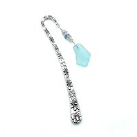 aqua blue ocean pendant dangle