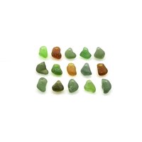 top hole beach glass charms