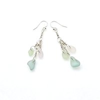 light pink sea foam and green colours