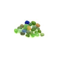 mixed colours green blue brown