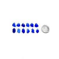 drilled beach glass