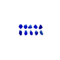 cobalt blue top drilled charms